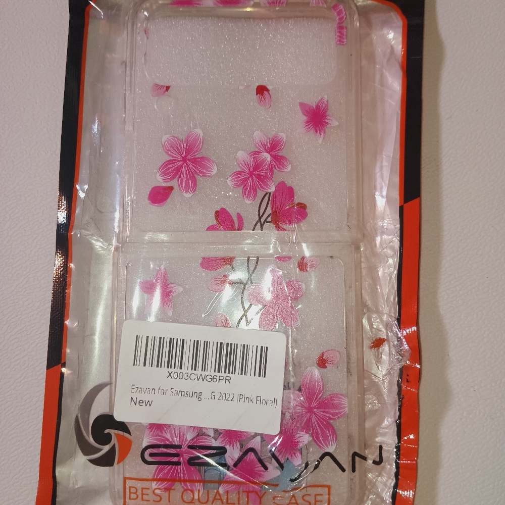 Pink Floral Phone Case for Samsung 2 Flip
